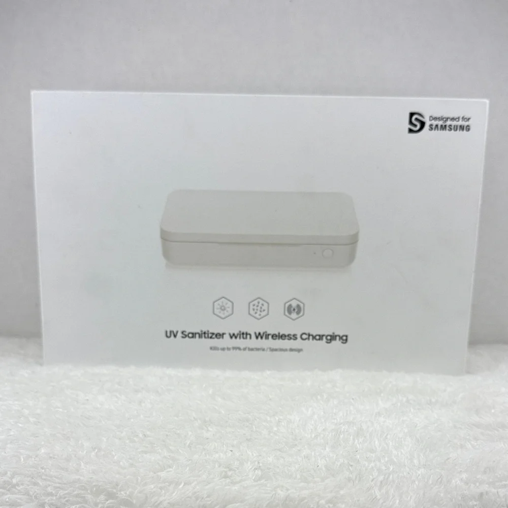 Samsung White UV Sanitizer with Wireless Charging